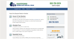 Desktop Screenshot of dumpsterrentalhartfordct.net